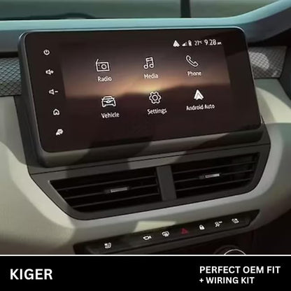 Android stereo frame for Renault Kiger, 9-inch fitment