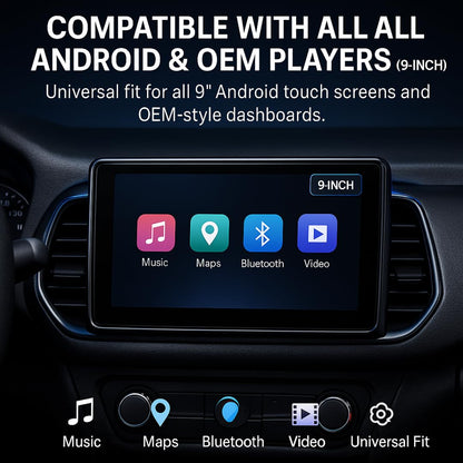 Android stereo frame for Honda Brio, 9-inch fitment