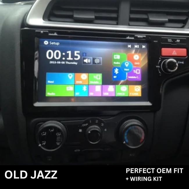Android stereo frame for Honda Jazz (2008-2013), 10-inch fitment