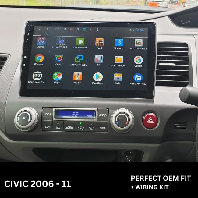 Android stereo frame for Honda Civic (2006-2011), 10-inch fitment
