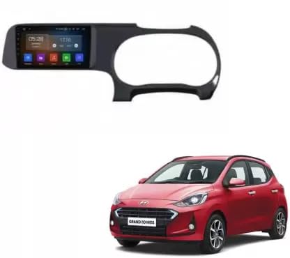 Android stereo frame for Hyundai Grand i10 Nios, 9-inch fitment