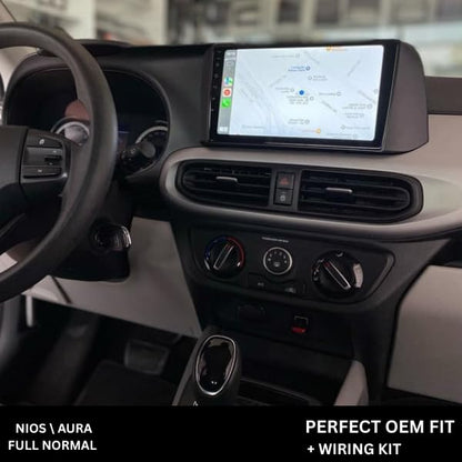 Android stereo frame for Hyundai Aura, 9-inch fitment