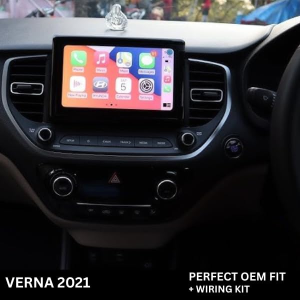 Android stereo frame for Hyundai Verna (2021-2024), 9-inch fitment