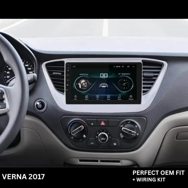 Android stereo frame for Hyundai Verna (2018-2020), 9-inch fitment