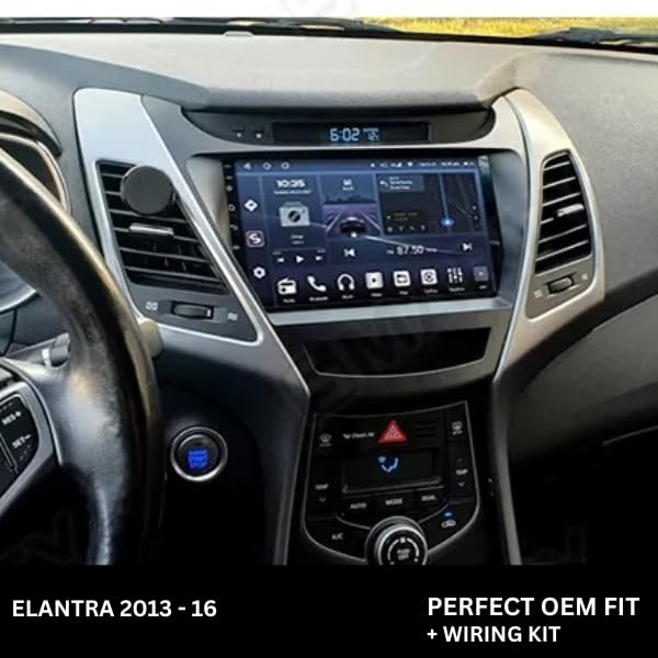 Android stereo frame for Hyundai Elantra (2014-2016), 9-inch fitment