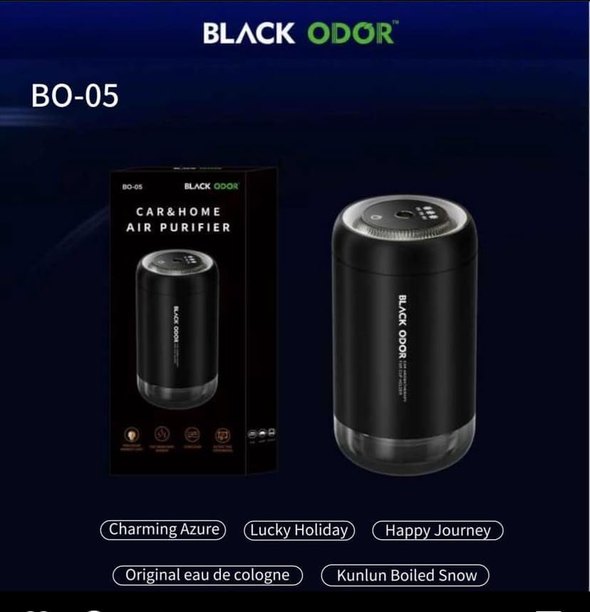 Black Odor car and home air freshener and purifier