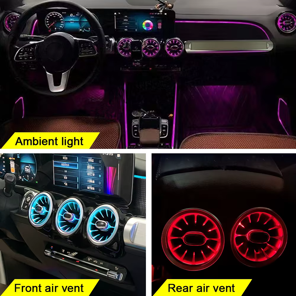 CARDI AC vent ambient light for Mahindra Thar 2020-2023