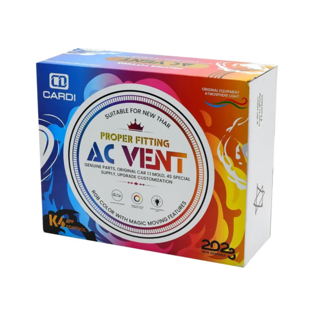 CARDI AC vent ambient light for Mahindra Thar 2020-2023