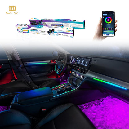CARDI K4 22-in-1 car interior ambient lighting kit