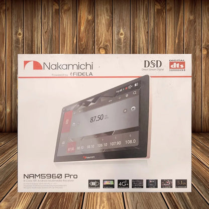 Nakamichi NAM5960 Pro Android car stereo, 8GB/128GB