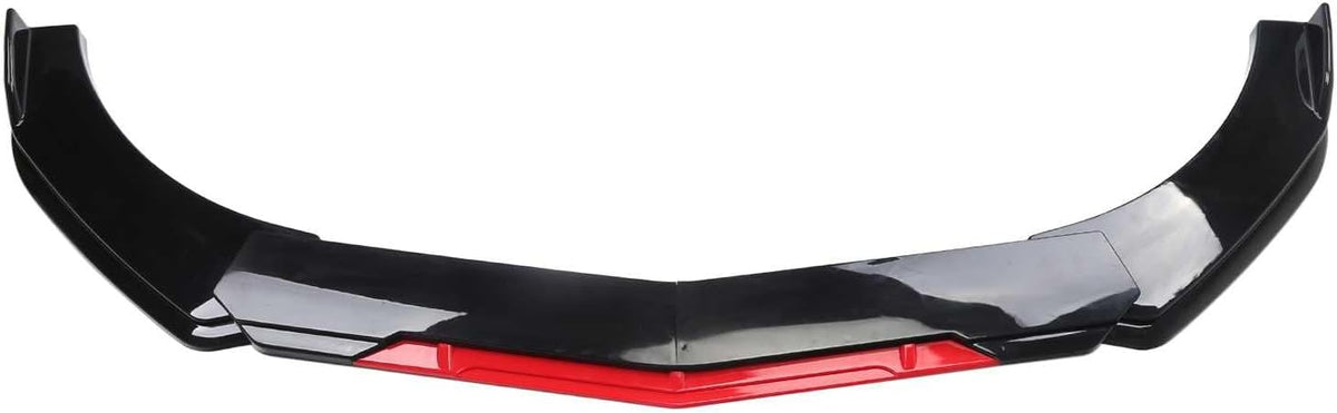 4-piece split front bumper lip spoiler for cars