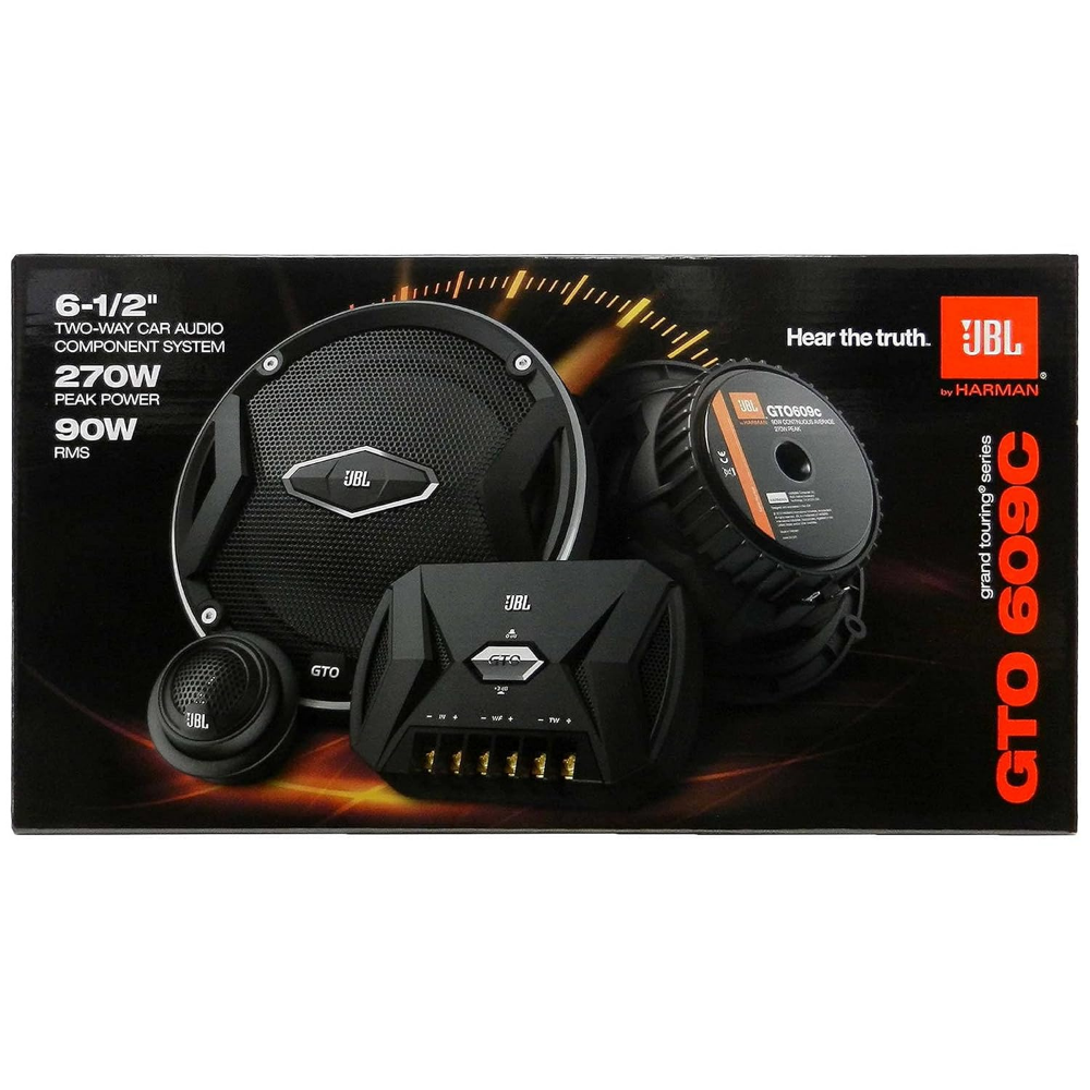 JBL GTO609C 6.5 inch component car speakers, pair