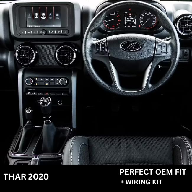 CarDost Android stereo frame for Mahindra Thar (2020), 9-inch fitment