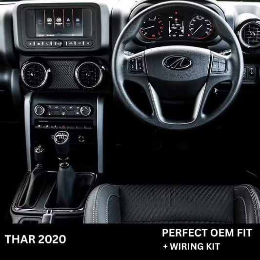 CarDost Android stereo frame for Mahindra Thar (2020), 9-inch fitment
