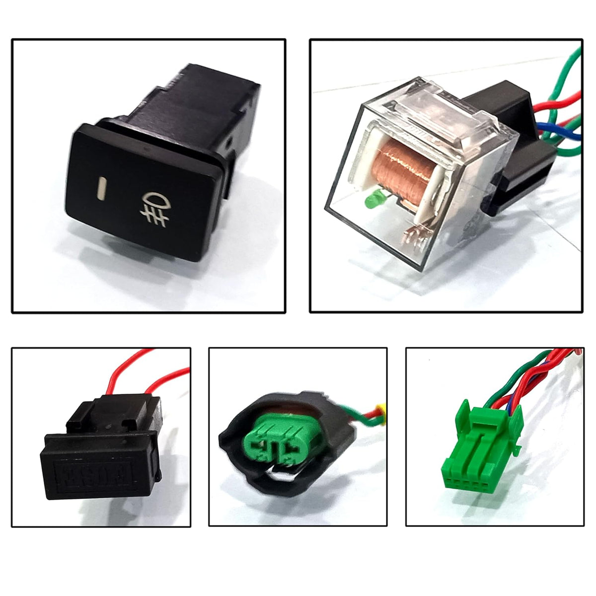 CarDost foglight harness wiring kit with LED switch