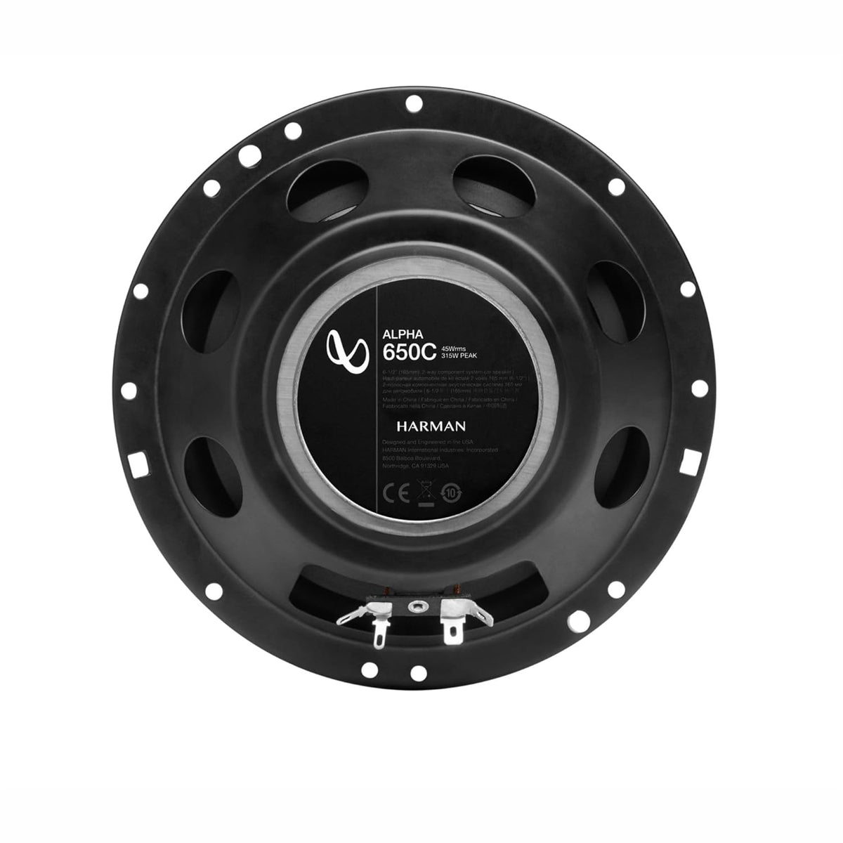 Infinity Alpha 650C 6.5 inch component car speaker