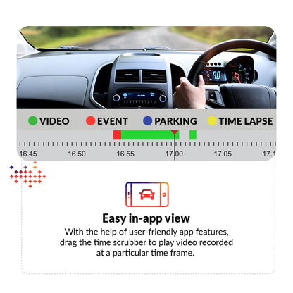 CP PLUS CarKam 1080p car dashcam, model CP-AD-H2B-W