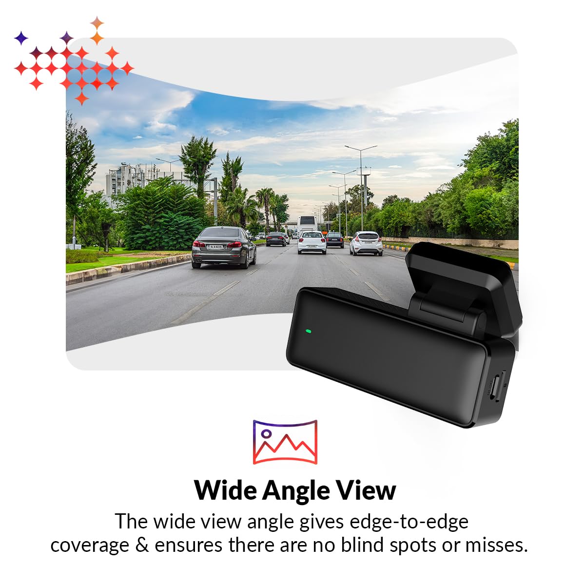 CP PLUS CarKam 1080p car dashcam, model CP-AD-H2B-W