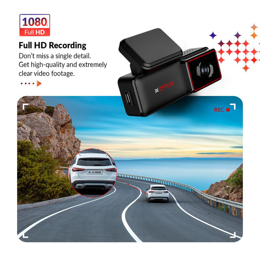 CP PLUS CarKam 1080p car dashcam, model CP-AD-H2B-W