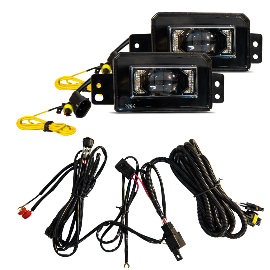 Lumax LED DRL fog lamp kit for Tata Nexon 2023, pair