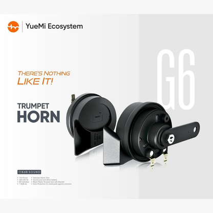 YueMi G6 12V trumpet car horn