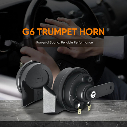 YueMi G6 12V trumpet car horn