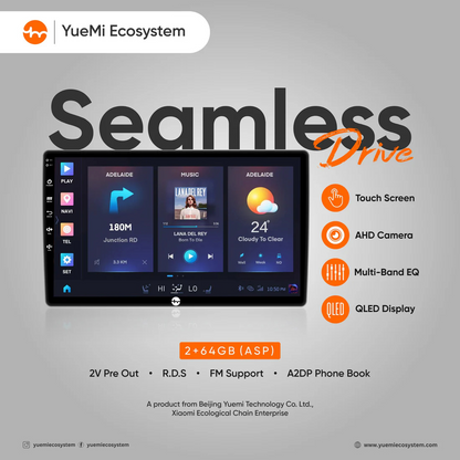 Yuemi E1 9 inch Android car multimedia player