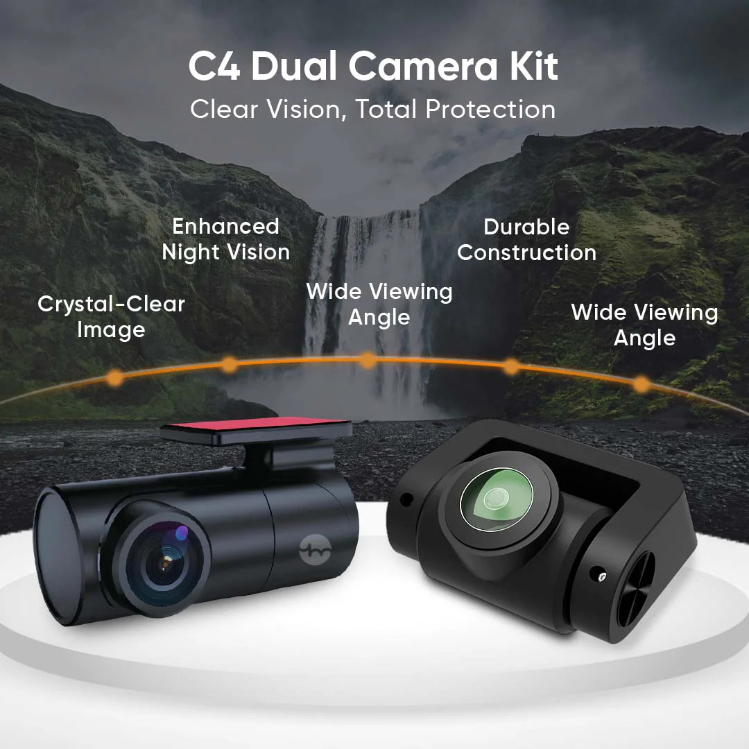 YueMi C4 dual-channel front and rear AHD car camera