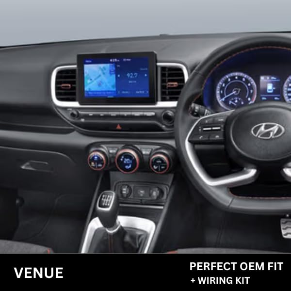 Android stereo frame for Hyundai Venue (2020), 9-inch fitment