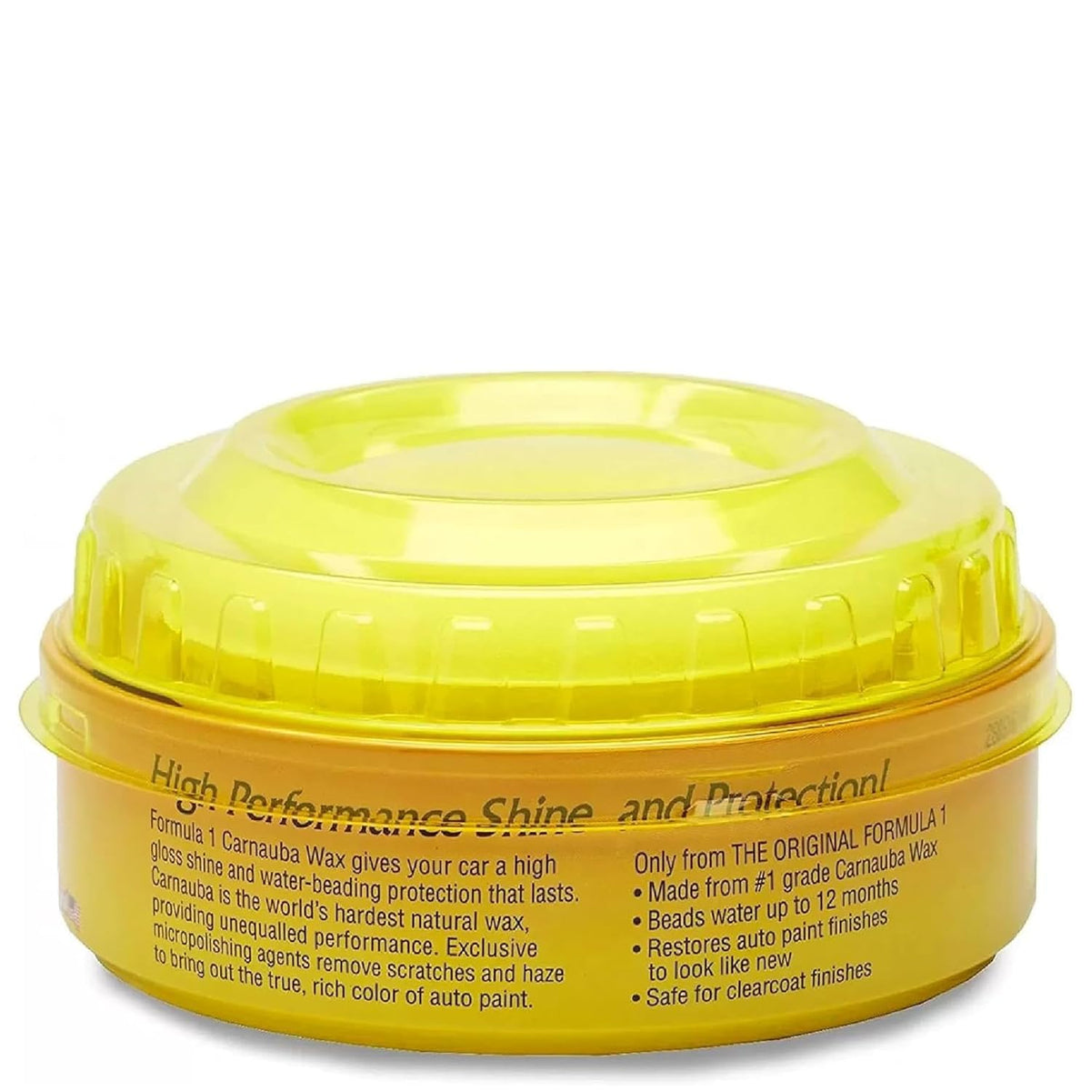 Formula 1 carnauba paste wax tin, 340g