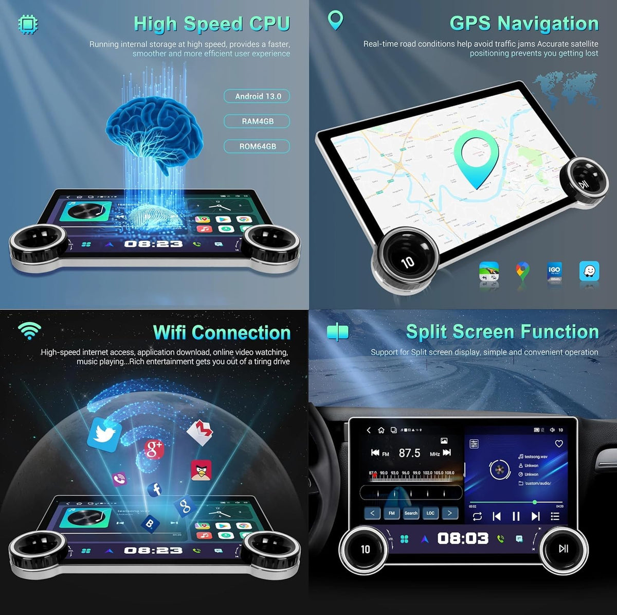 Diamond 2K 11.8 inch Android car stereo system