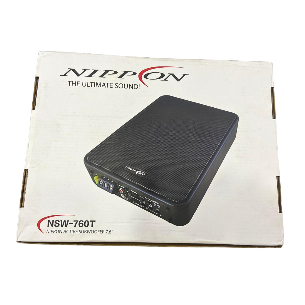 Nippon NSW-760T under-seat active car subwoofer