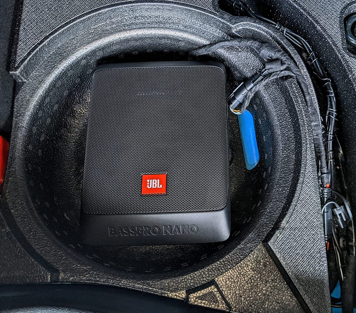 JBL BassPro Nano active under-seat car subwoofer