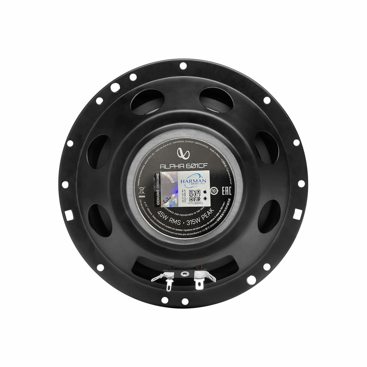 Infinity Alpha 601CF 6.5 inch component car speaker