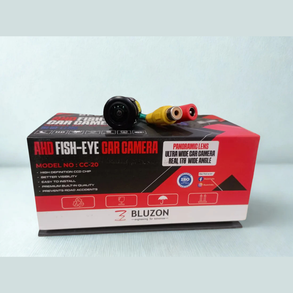 Bluzon 170 degree fisheye car camera