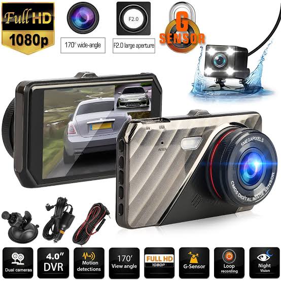 Bluzon BO-DV512 front and rear car dashcam
