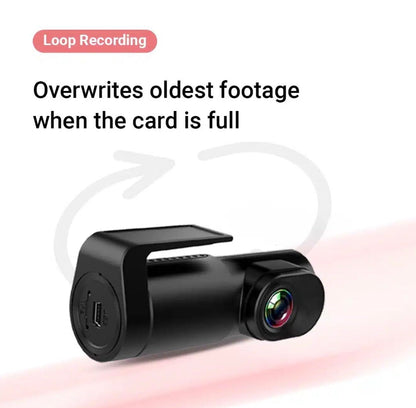 Bluzon WiFi front dash camera for cars
