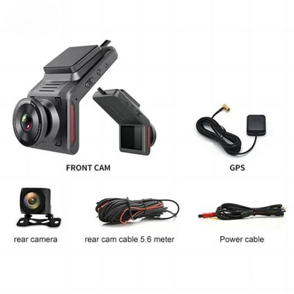 Blockbuster 2-channel 4G car dash camera