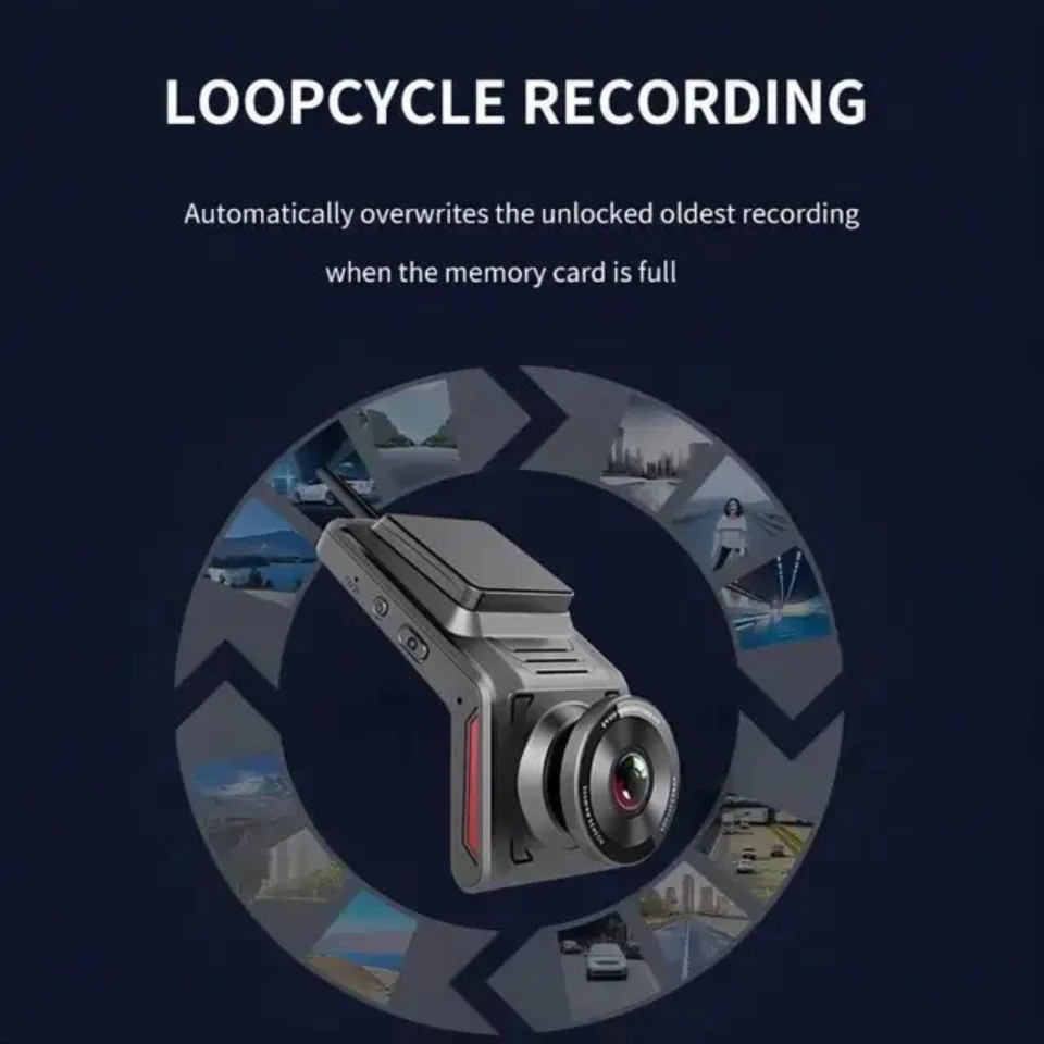 Blockbuster 2-channel 4G car dash camera