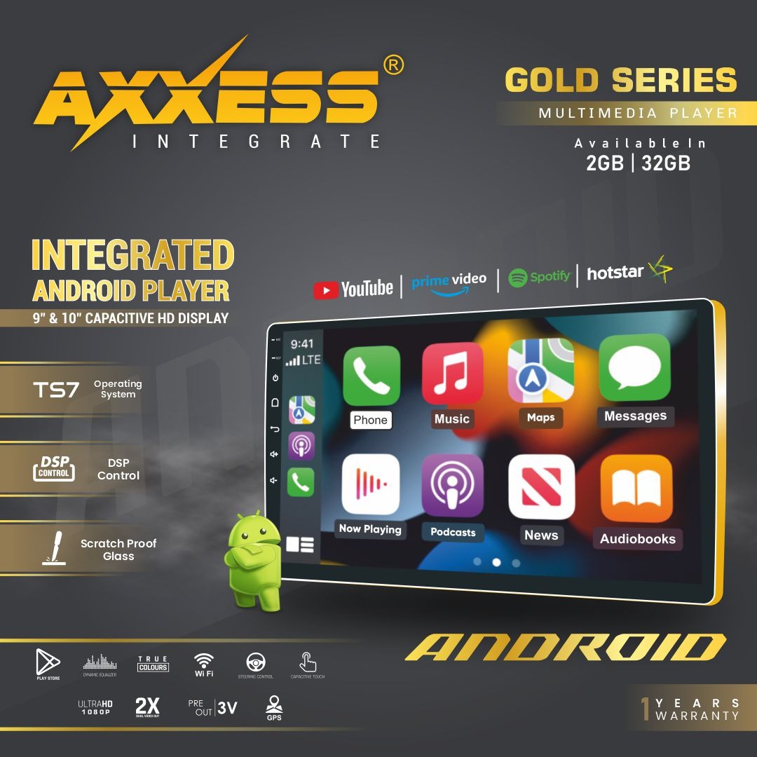 Axxess 9 inch double DIN Android car stereo