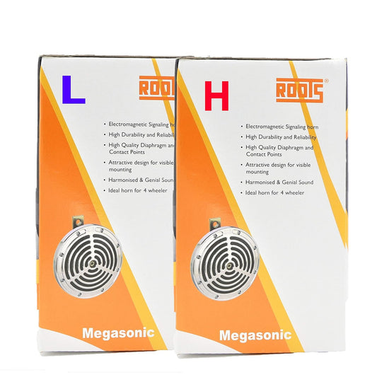 Roots Megasonic 12V high and low tone car horn