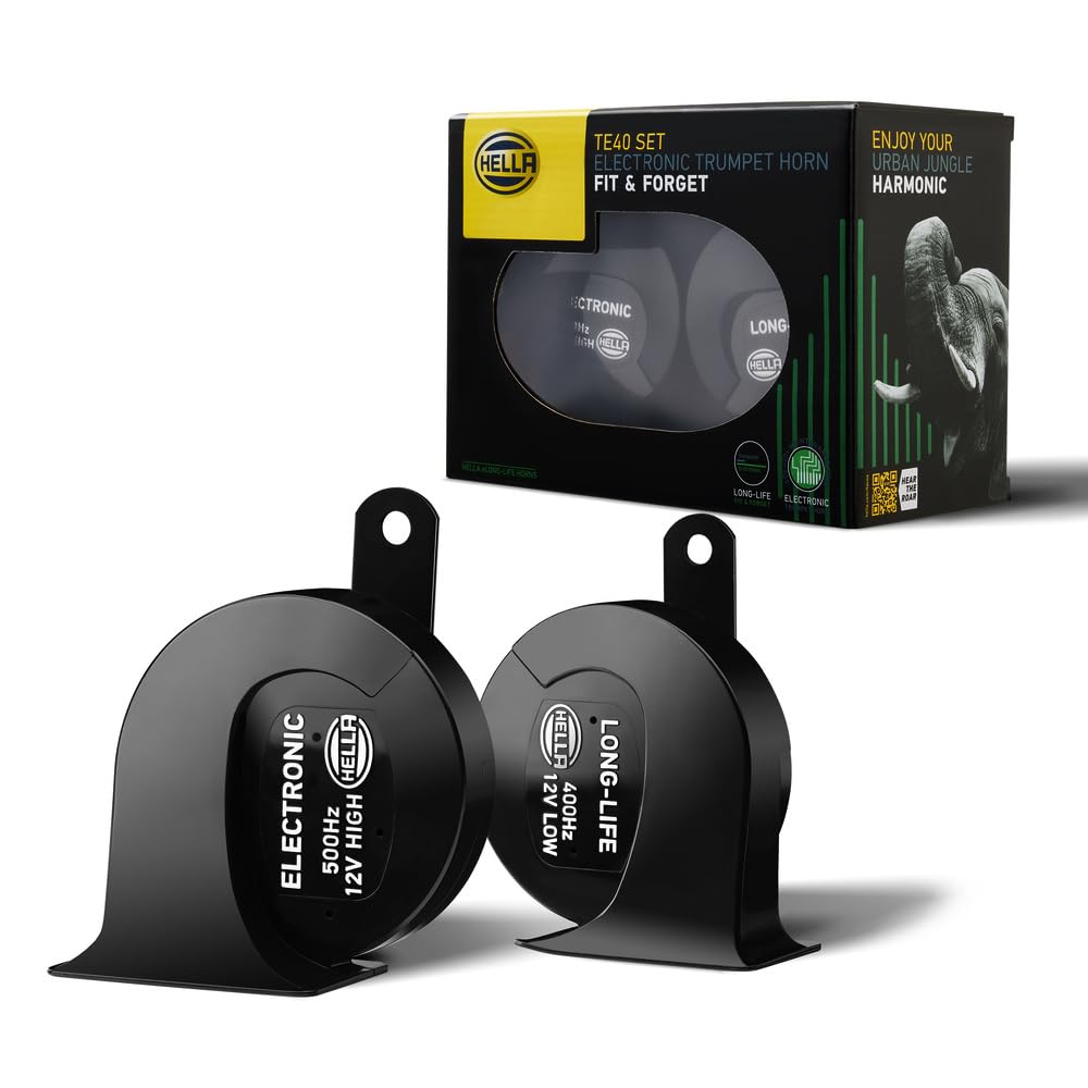 Hella TE40 electronic trumpet dual-tone car horn
