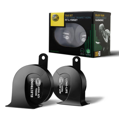 Hella TE40 electronic trumpet dual-tone car horn