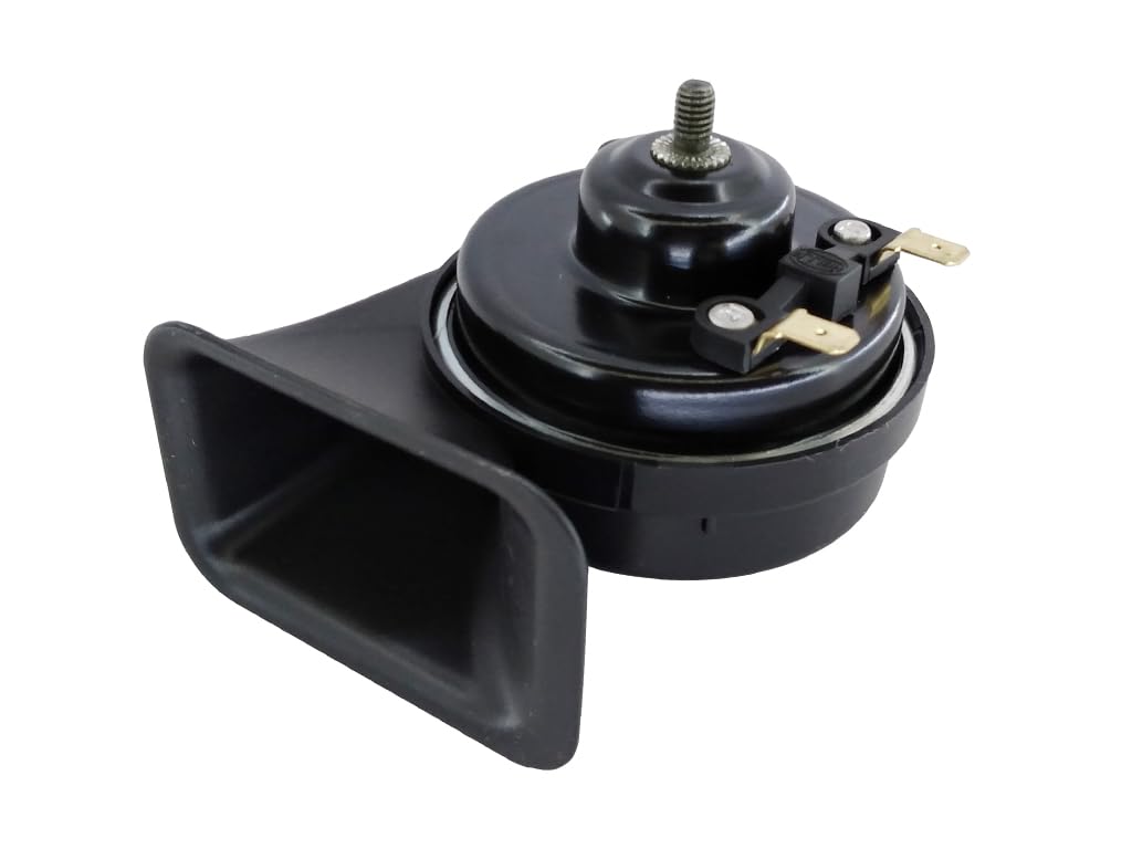Hella TE10 midnight black 12V car horn