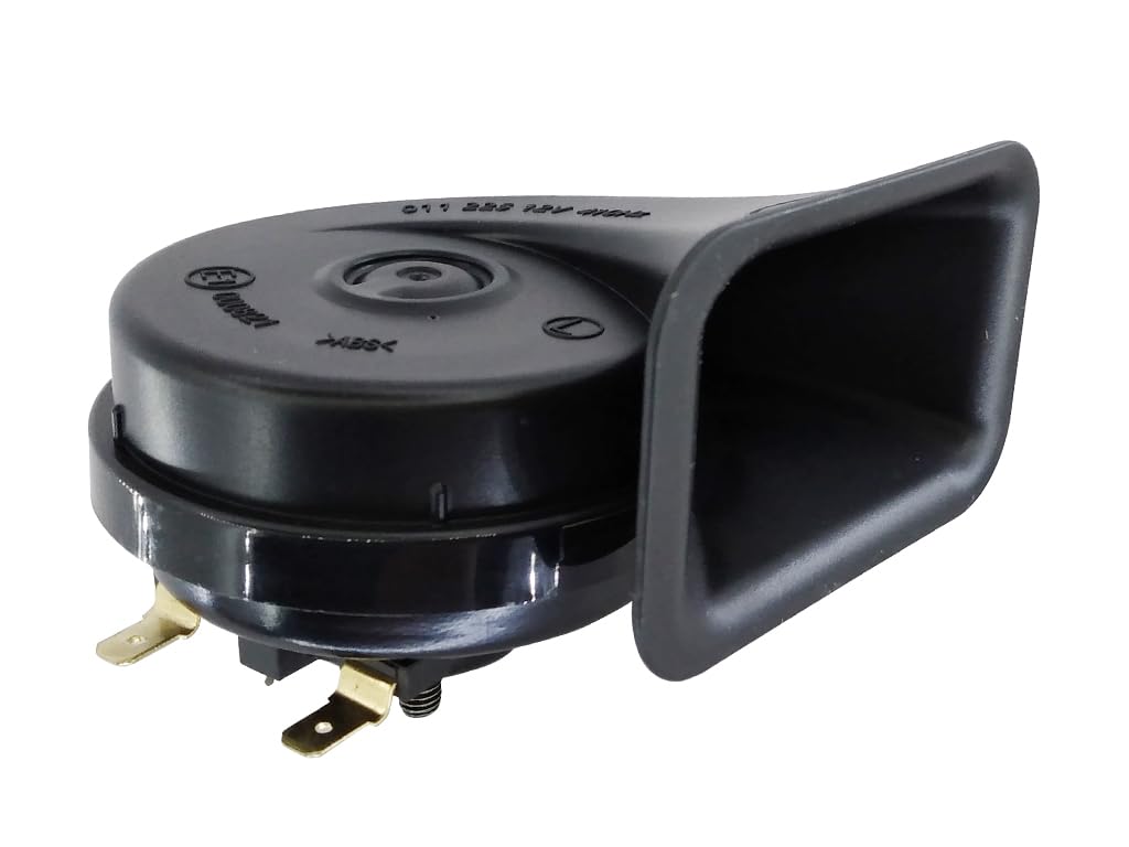 Hella TE10 midnight black 12V car horn