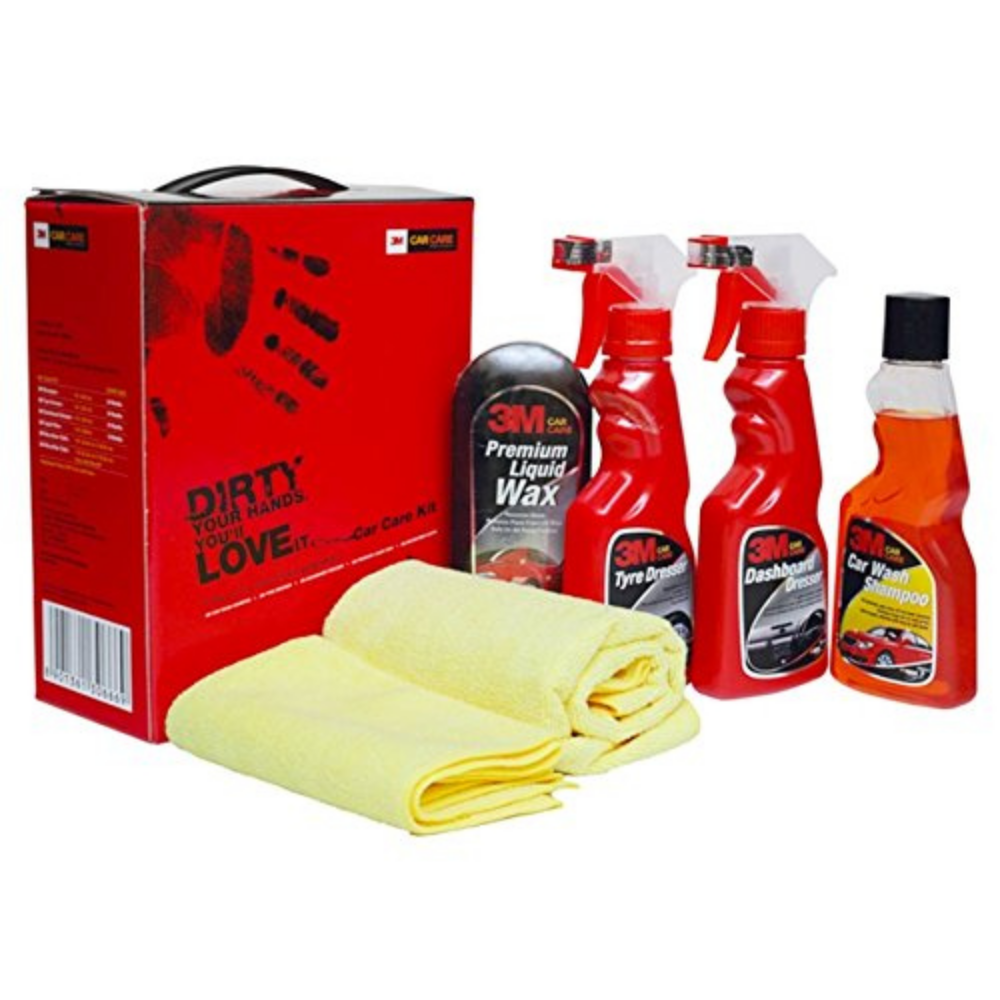 3M Small Car Care Kit, essential cleaning and shine pack