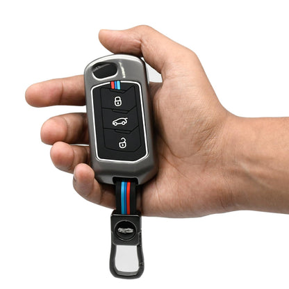 CarDost metal key cover for Mahindra Scorpio, TUV, Thar flip key