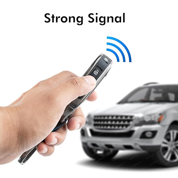 CarDost metal alloy key cover for Kia Syros 4-button smart key