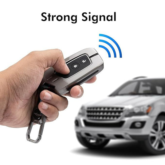 CarDost metal key cover for MG Hector and Windsor EV smart key