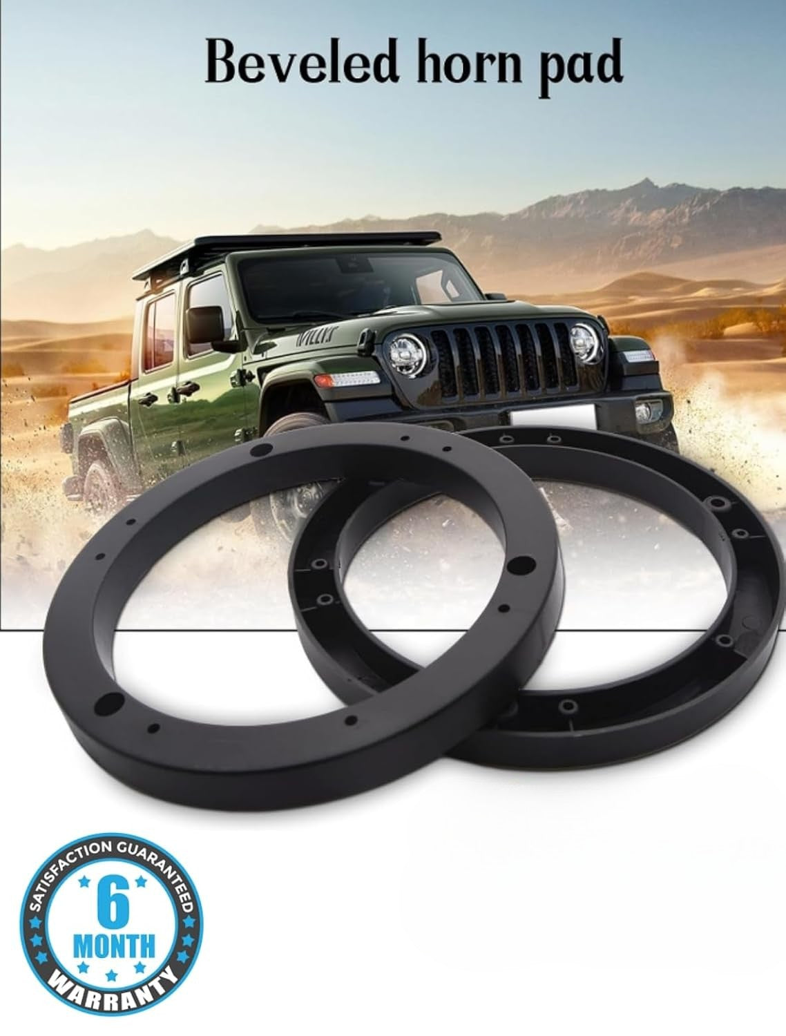 CarDost car speaker rain guard rings, 6 inch and 6.5 inch
